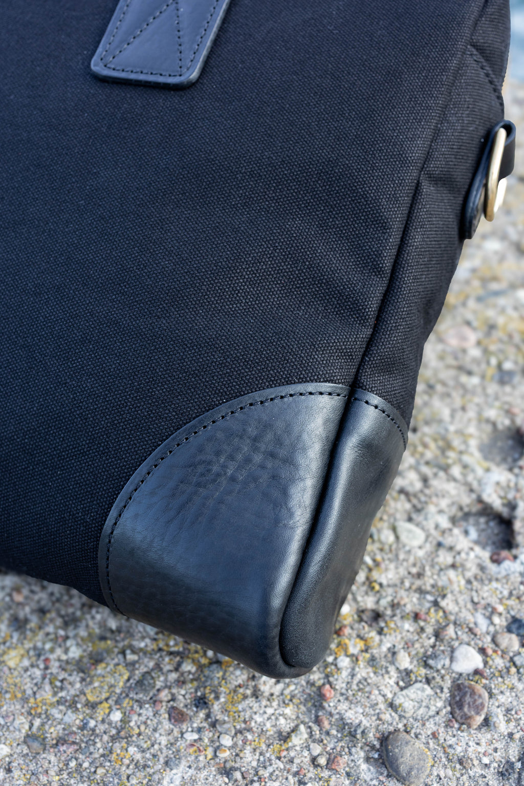 POLARIS Lite — torba na laptopa — płótno i skóra